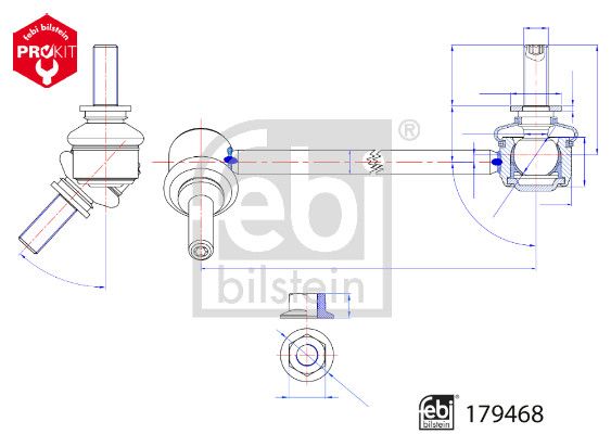 FEBI BILSTEIN 179468 Link/Coupling Rod, stabiliser bar