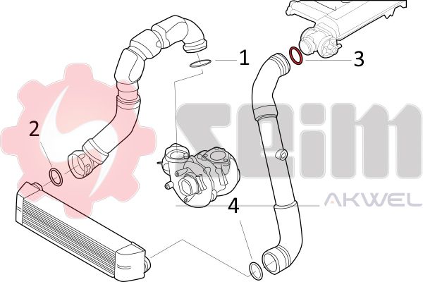 SEIM 981713 Charge Air Hose