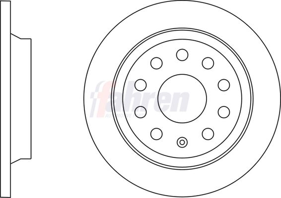 Fahren Brake Disc FBD6780