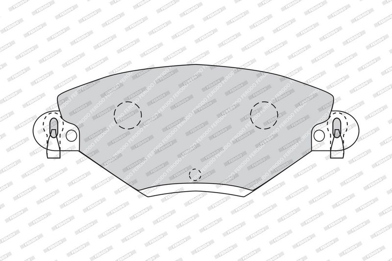 FERODO Plaquettes de frein à disque FDB1411