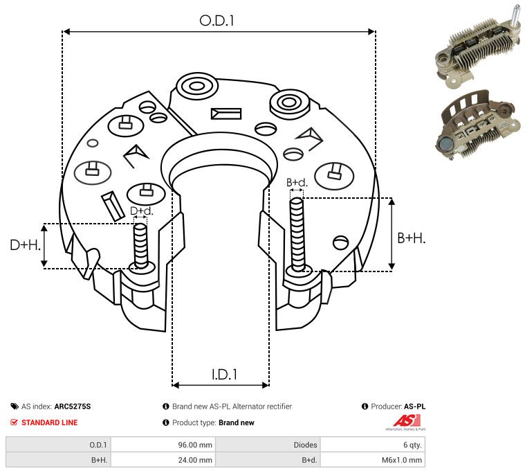 Seadistaja, generaator, AS-PL ARC5275S