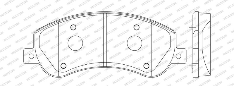 FERODO Plaquettes de frein à disque FVR1928