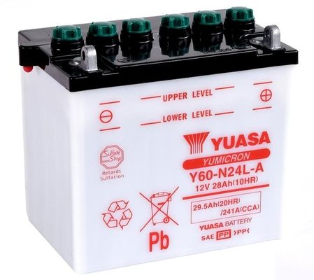 Yuasa Starter Battery Y60-N24L-A