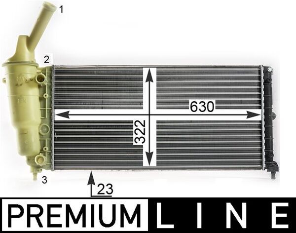 Product Image - Radiateur - CR2008000P - MAHLE