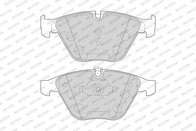 FERODO Plaquettes de frein à disque FDB4191