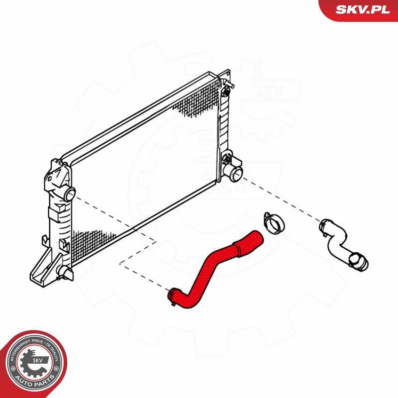 ESEN SKV 24SKV334 Radiator Hose