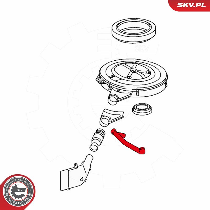 ESEN SKV 31SKV113 Hose, crankcase ventilation