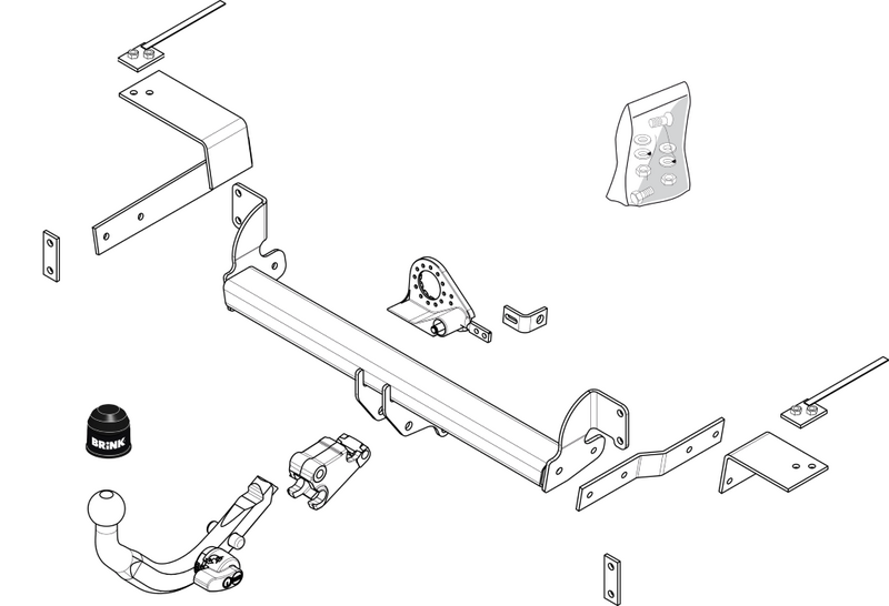 BRINK 494300 Trailer Hitch