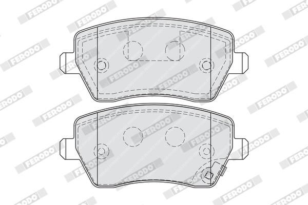 FERODO FDB4069 Brake Pad Set, disc brake