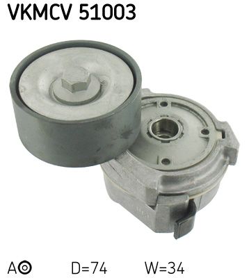 Натяжний ролик, поліклиновий ремінь, Skf VKMCV51003