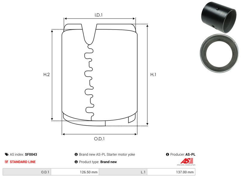 AS-PL SF0043 Field Winding, starter