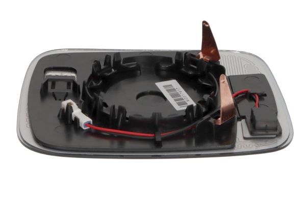 Zijspiegel glas Rechts (in reliëf, met verwarming, assistent rijstrookverandering) past: JEEP RENEGADE 07.14-06.18