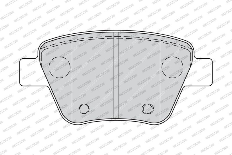 FERODO Plaquettes de frein à disque FDB4316