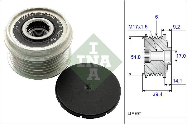 Schaeffler INA generátor szabadonfutó 535 0151 10