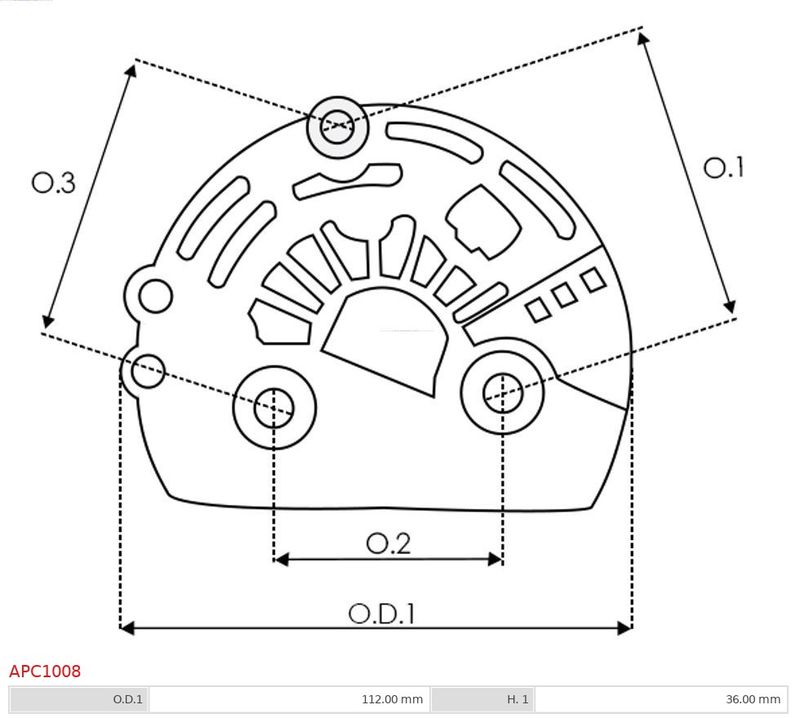 AS-PL APC1008 Protective Cap, alternator