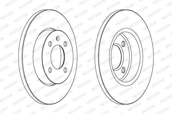 FERODO DDF205 Brake Disc