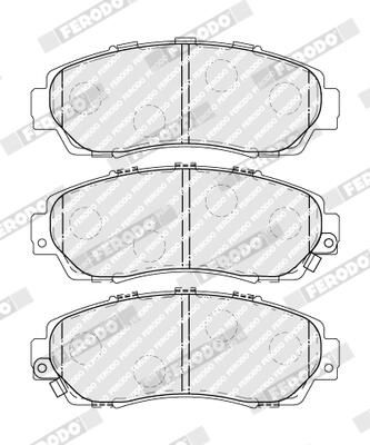 FERODO Plaquettes de frein à disque FDB4161