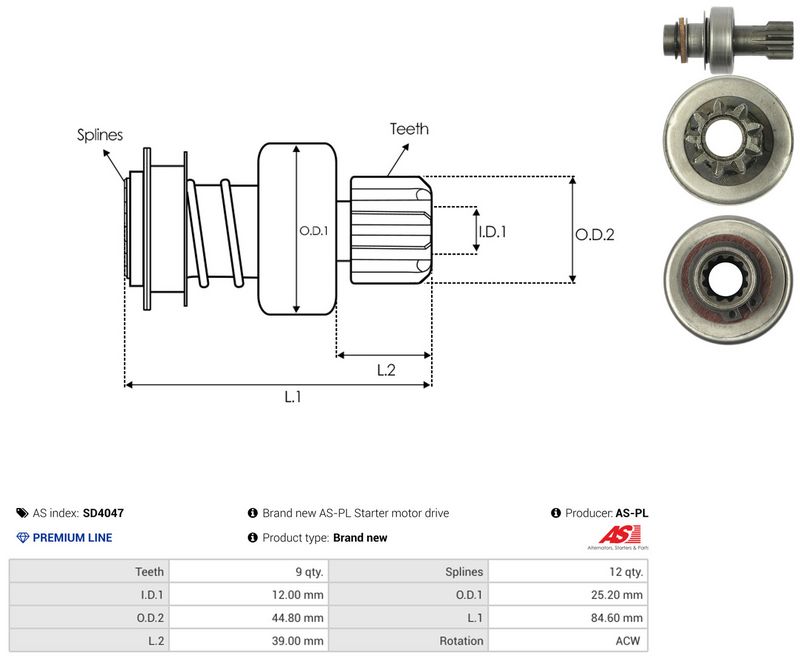 Vabajooks, starter, AS-PL SD4047
