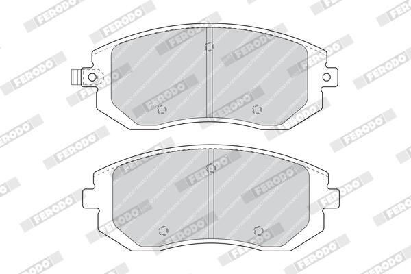 FERODO FDB1639 Brake Pad Set, disc brake