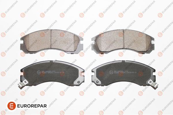 EUROREPAR тормозные колодки передние MITSUBISHI Pajero 90-,L200/400, Galant, Lancer