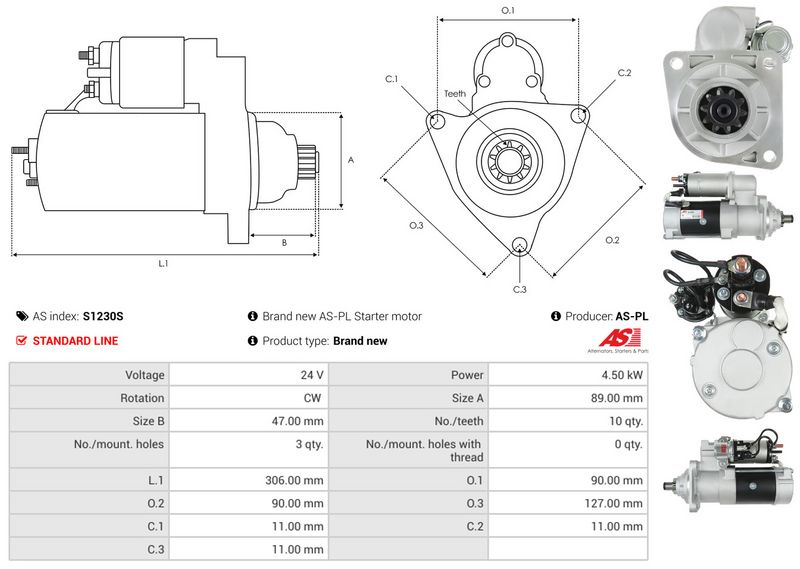 AS-PL S1230S Starter