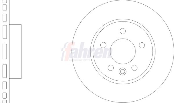 Fahren Brake Disc FBD7005