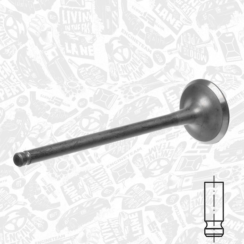 Product Image - Uitlaatklep - VE0172 - ET ENGINETEAM