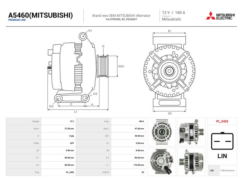 Prekės atitinka OEM kodą: A3TX2981AM