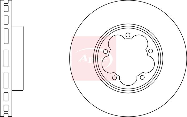 APEC Brake Disc DSK2975