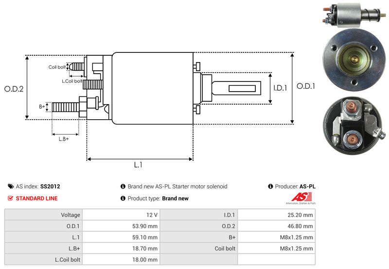 Magnetlülitus, starter, AS-PL SS2012