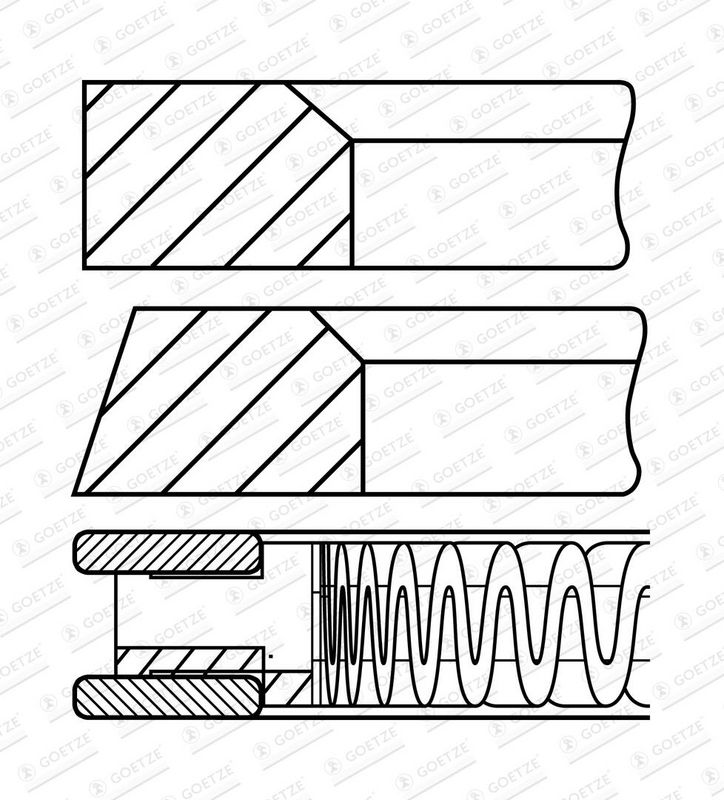 Jeu+segments+pistons GOETZE ENGINE 08-154200-00