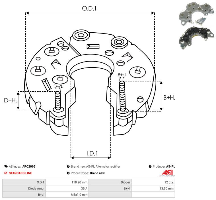 Seadistaja, generaator, AS-PL ARC2065