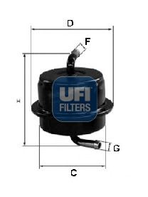 UFI Üzemanyagszűrő 31.565.00