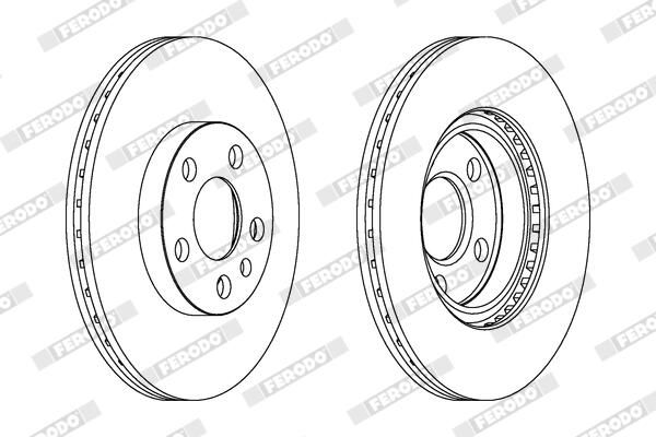 FERODO DDF842 Brake Disc