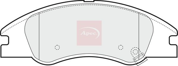 APEC Brake Pad Set, disc brake PAD1449