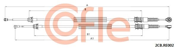 Тросовий привод, коробка передач, Cofle 92.2CB.RE002