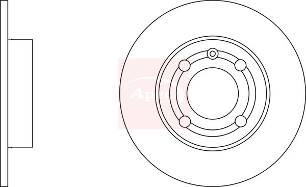 APEC Brake Disc DSK2165