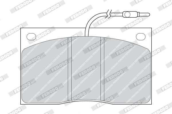 FERODO Plaquettes de frein à disque FVR805