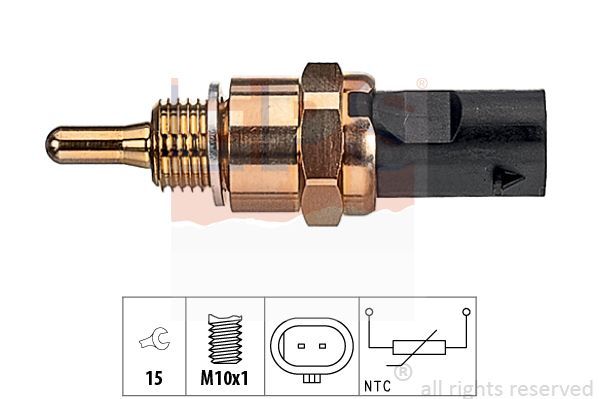 Sensor, temperatura del refrigerante