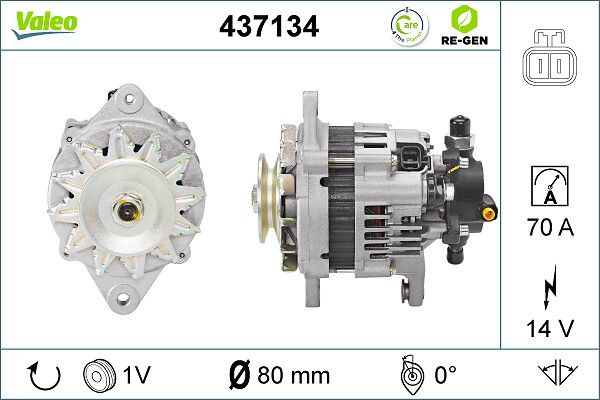 VALEO Dynamo / Alternator 437134