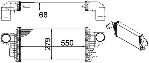 MAHLE CI 239 000P Charge Air Cooler