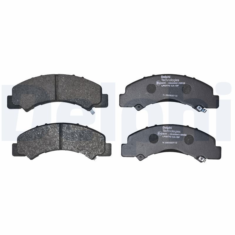 Piduriklotsi komplekt, ketaspidur, DELPHI LP2770