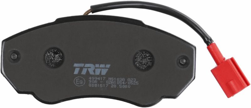 TRW GDB1517 Brake Pad Set, disc brake