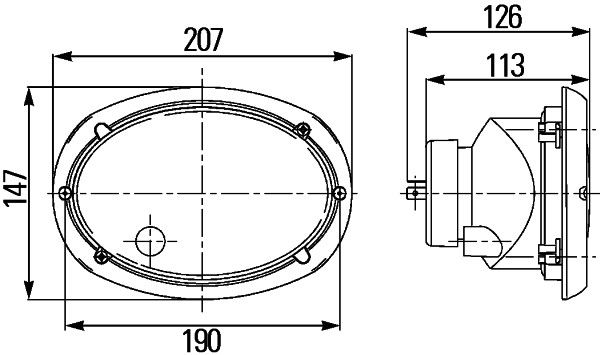 Основна фара, Hella 1AB996157-091