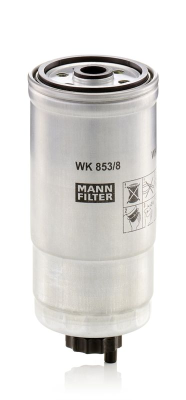 MANN-FILTER Üzemanyagszűrő WK 853/8