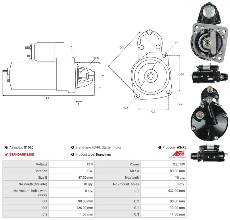 AS-PL S1020 Starter
