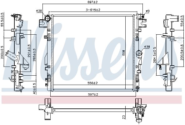 NISSENS Radiateur 61037