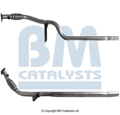 BM CATALYSTS kipufogócső BM51124