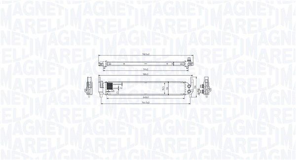 Охолоджувач наддувального повітря, Magneti Marelli 351319206060