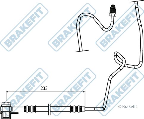 APEC Brake Hose BHO4302